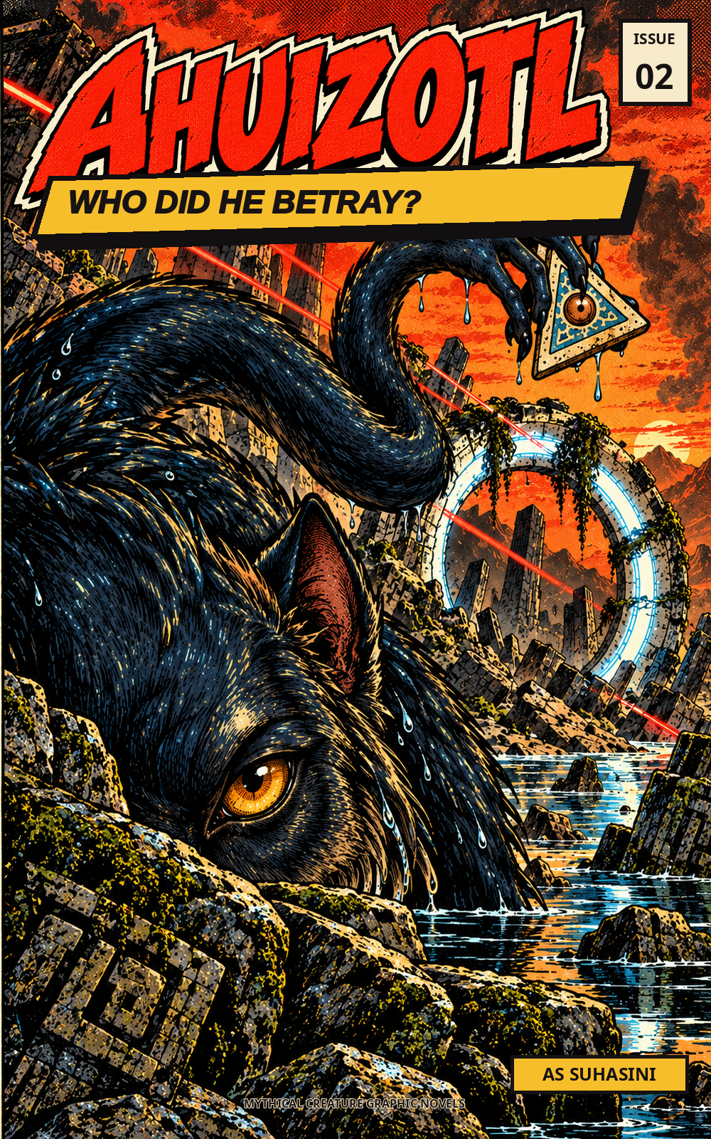 Ahuizotl comic cover
