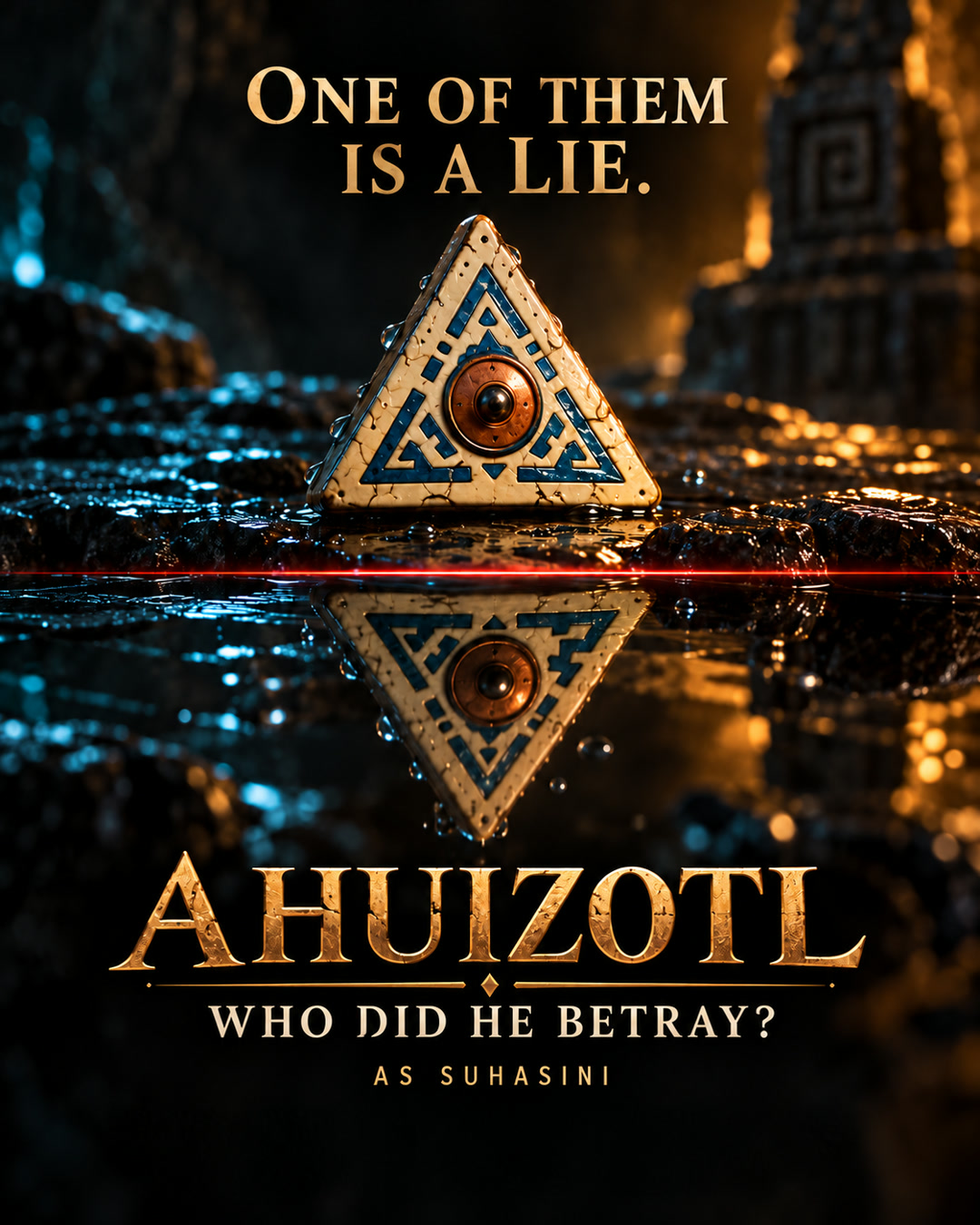 Ahuizotl — artifact, poster by AS Suhasini