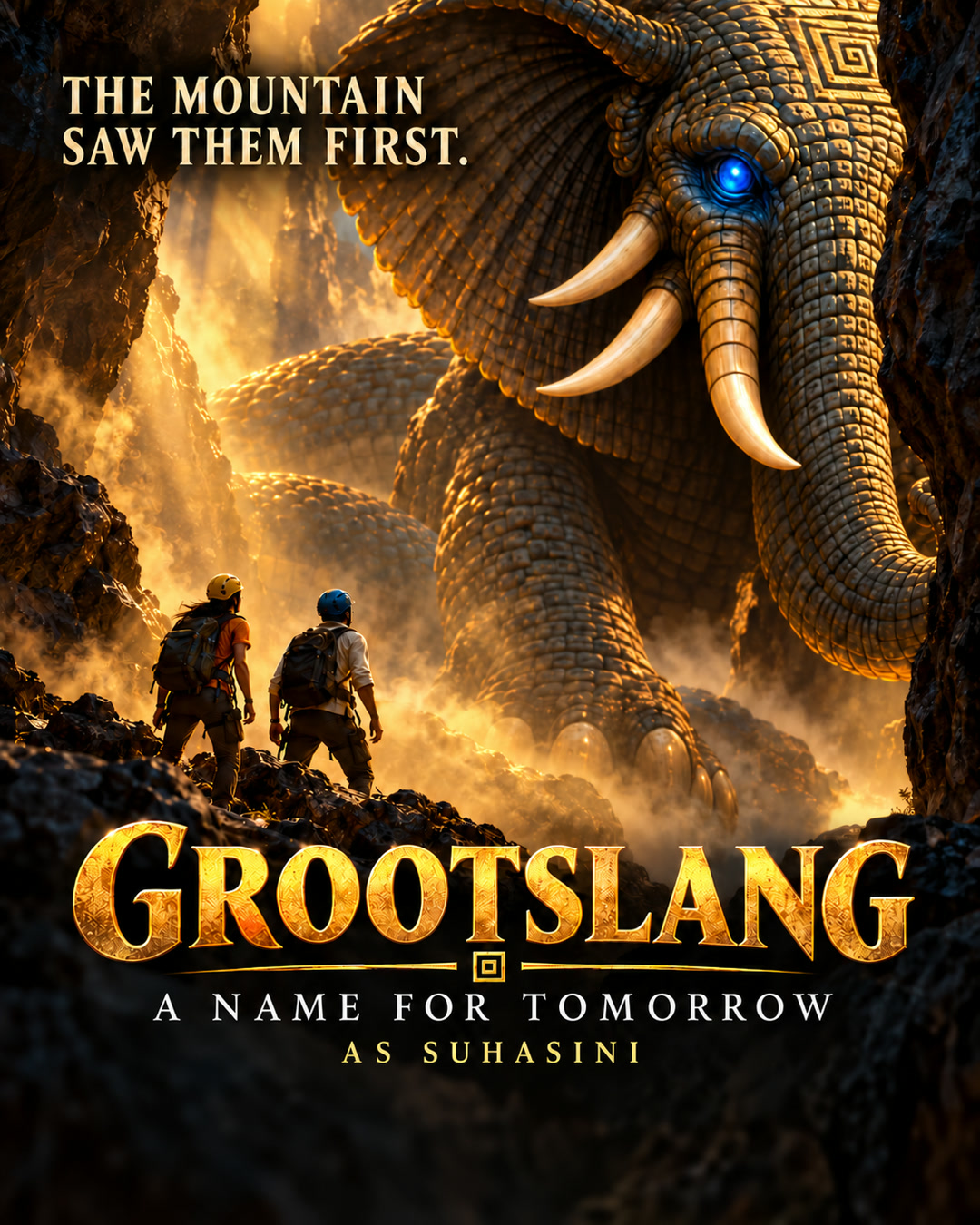 Grootslang — cinema, poster by AS Suhasini